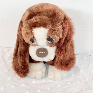 Vintage Baxter Basset Hound Plush Dog Stuffed Toy